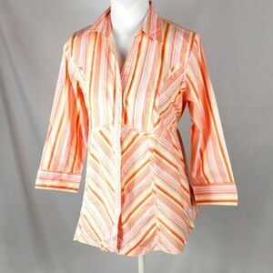 Announcements Maternity Striped Blouse 